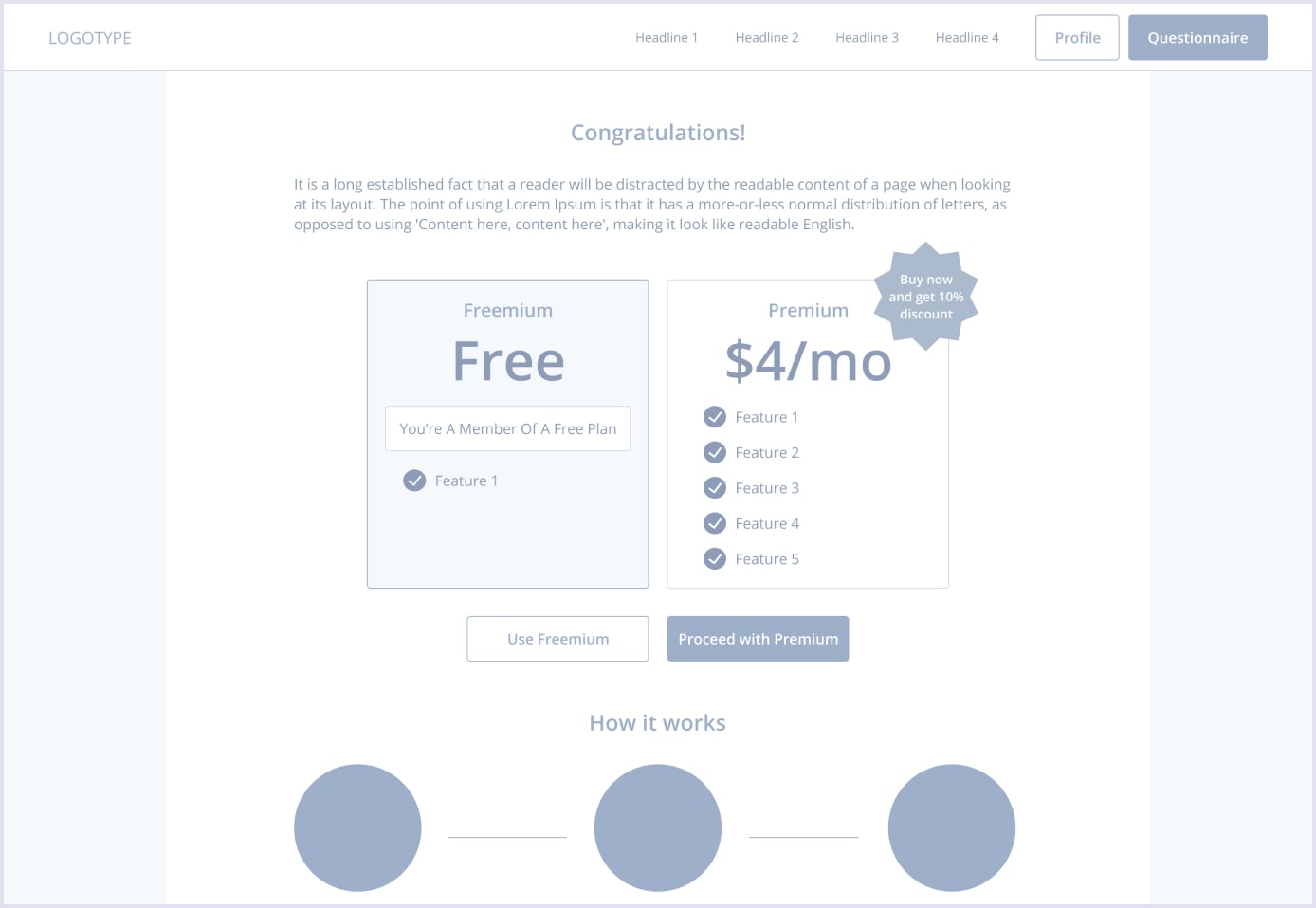 A prototype for the educational custom marketplace Codica team