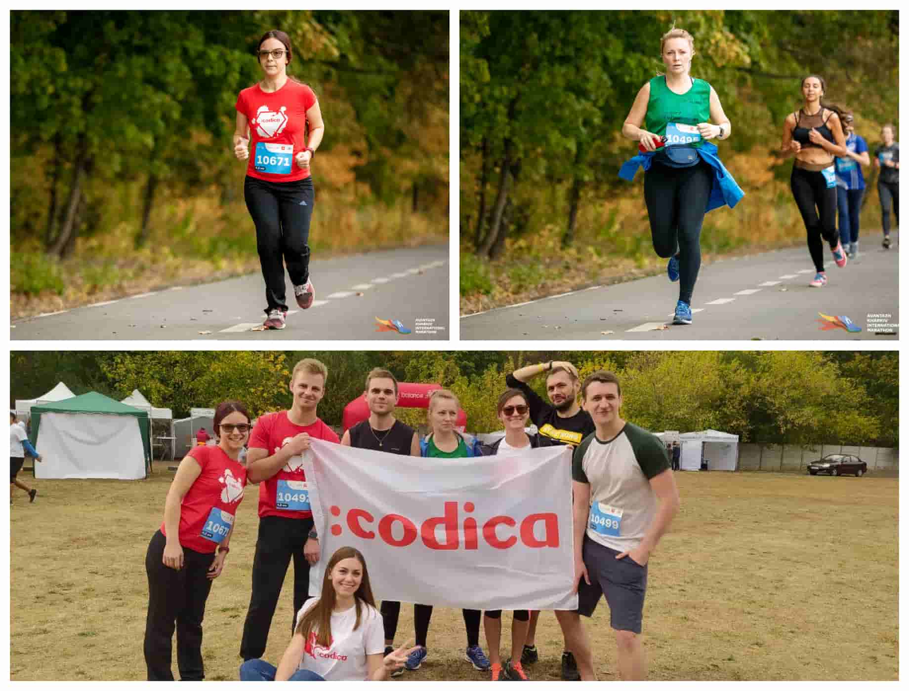 Active and sporty Codica software development team