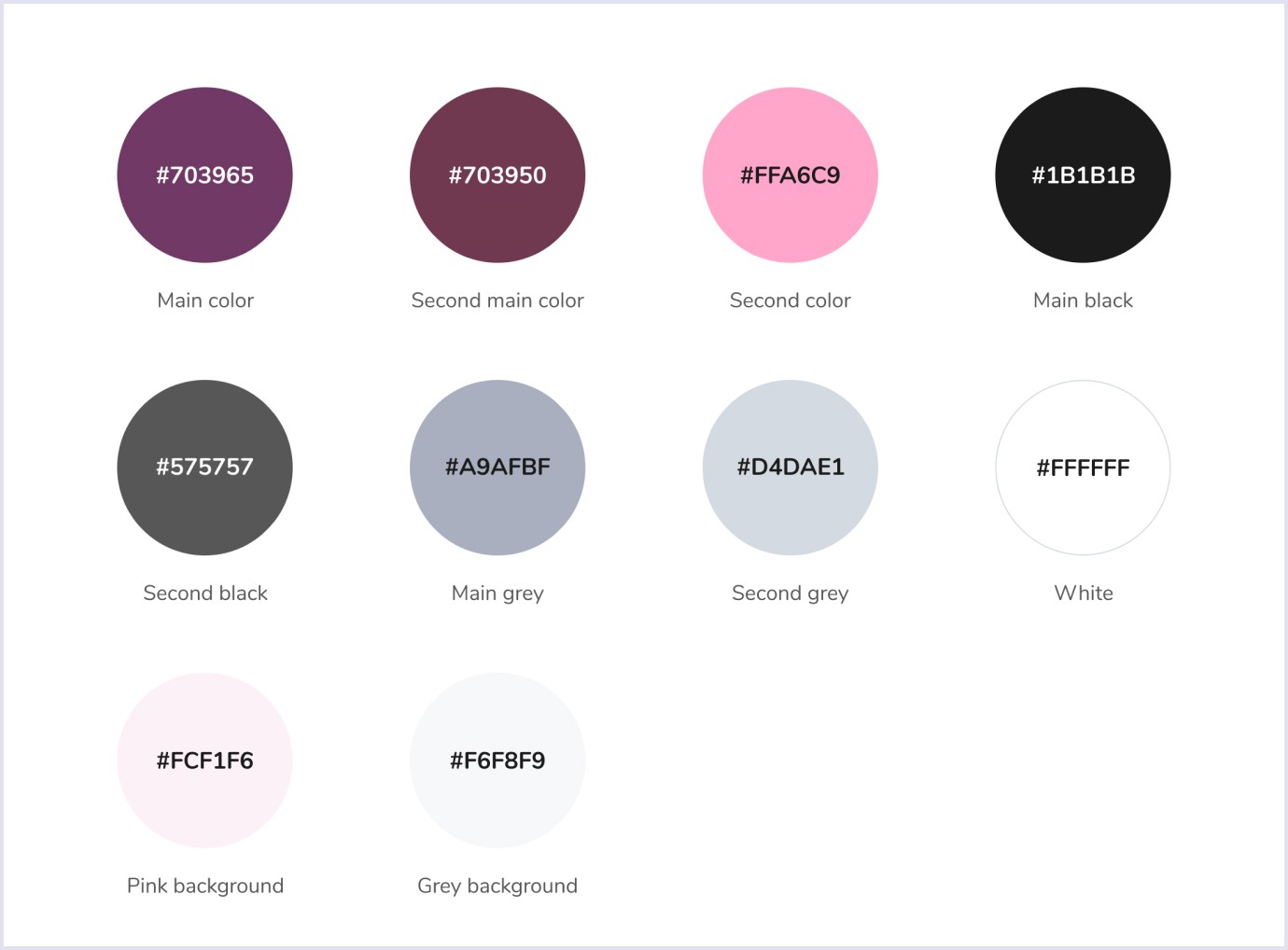 Color palette for online marketplace for kids PlanMyKids